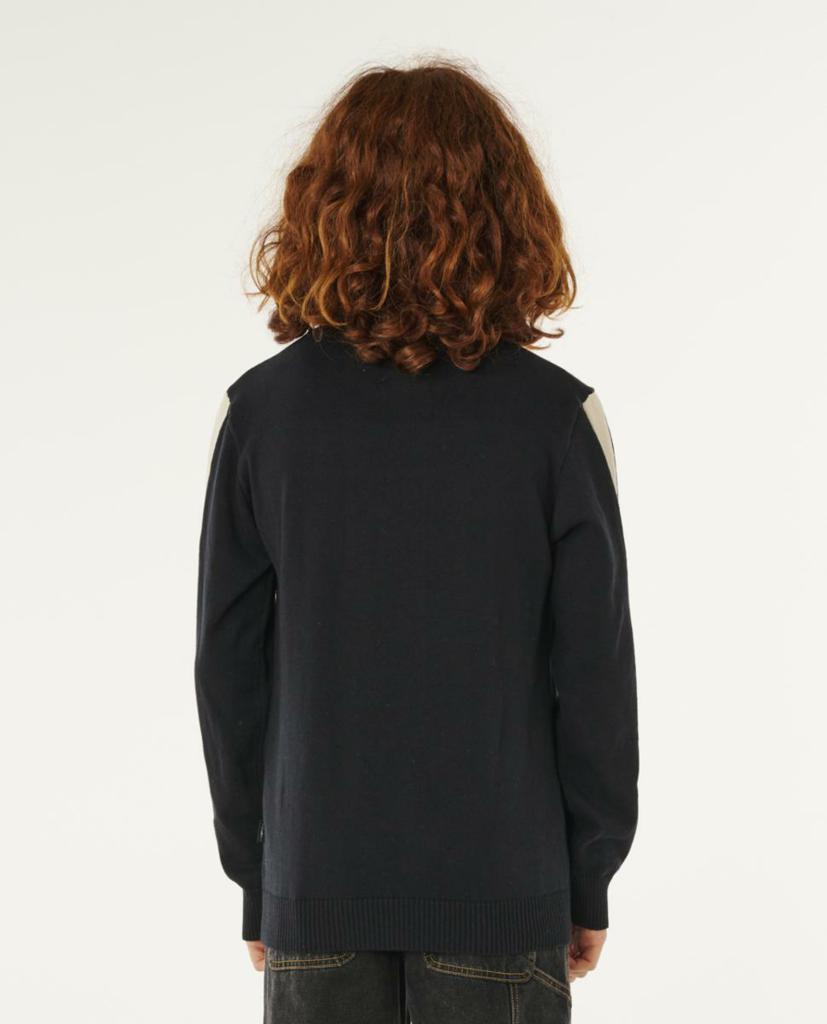 Inner Visions Stripe Knit Crew