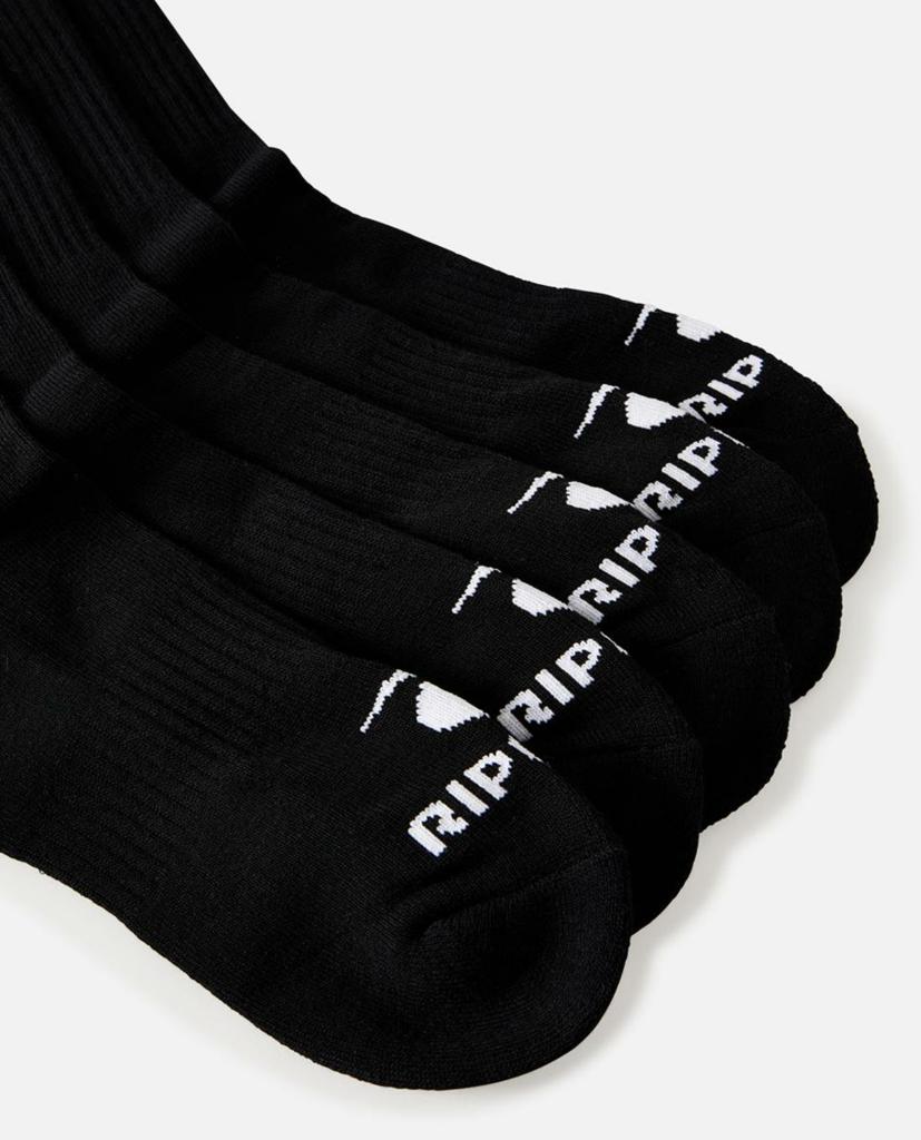 Men's Brand Crew Sock - 5 Pack