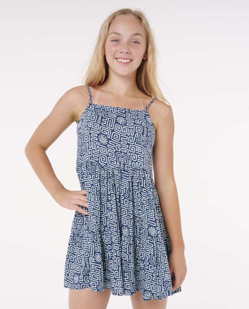 Sunset Luau Dress-girl