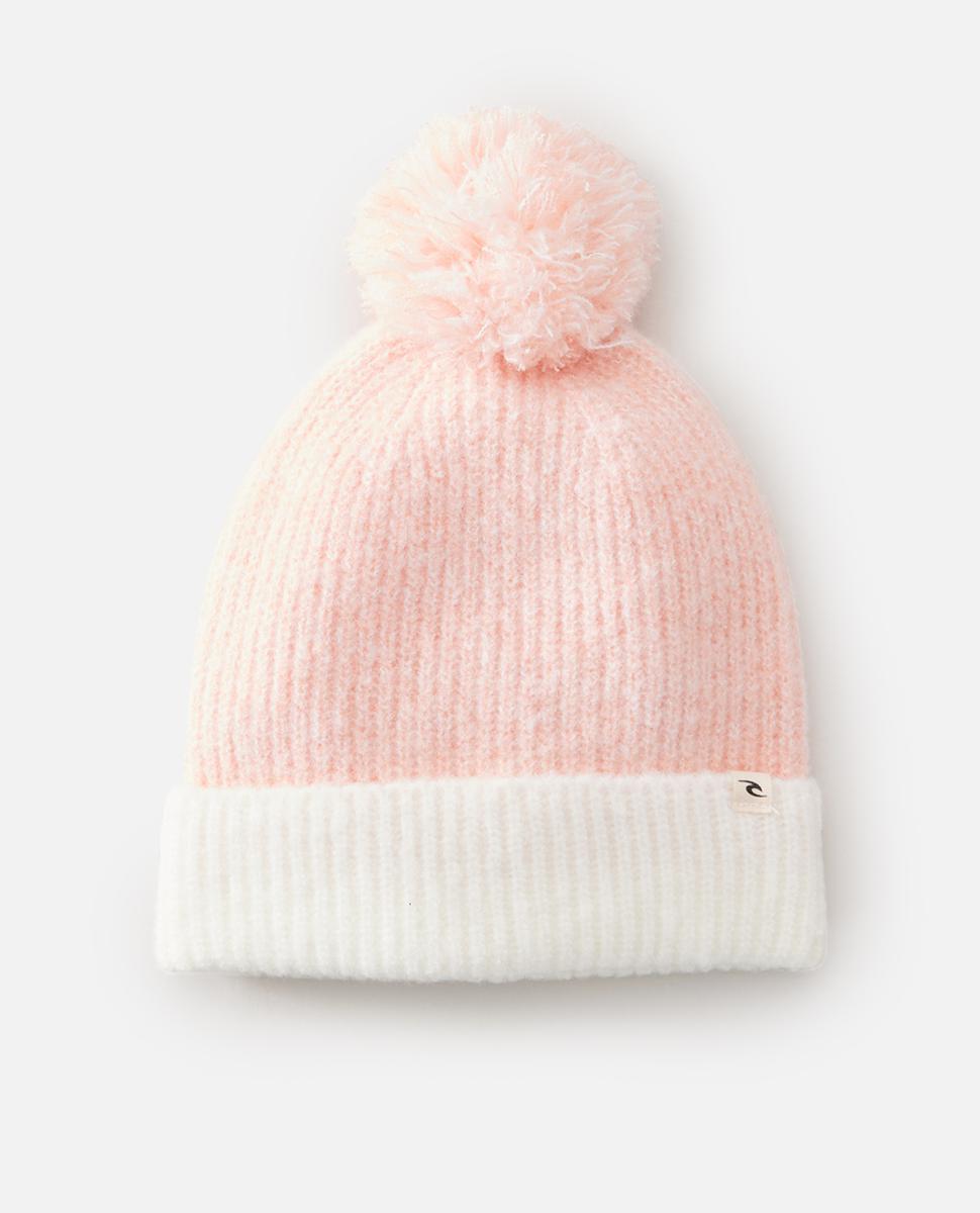 2 TONE REG POM POM BEANIE-GIRL