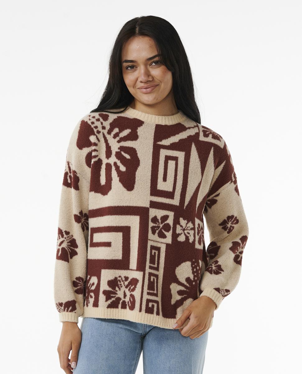 BLOCK PARTY JACQUARD CREW