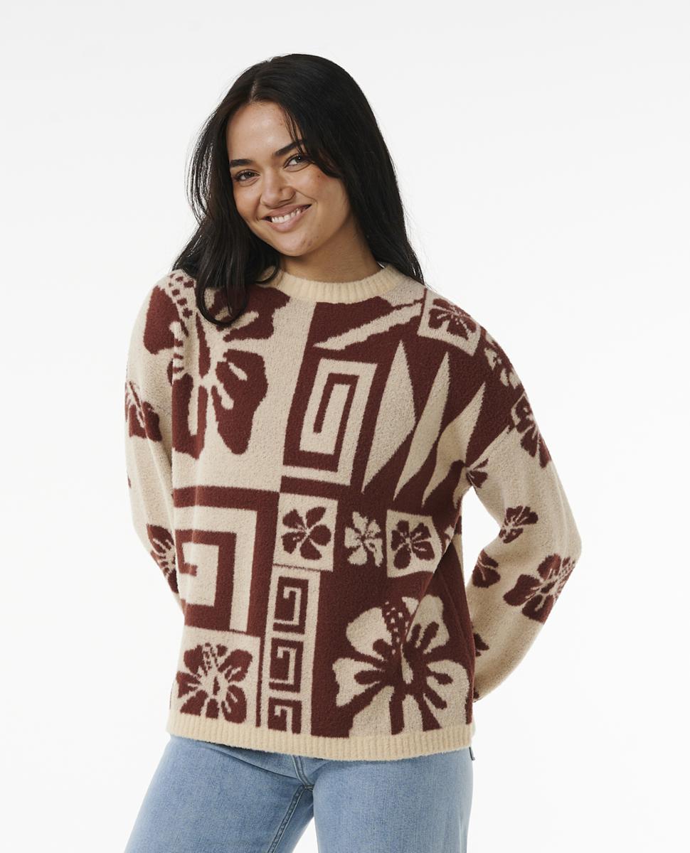 BLOCK PARTY JACQUARD CREW
