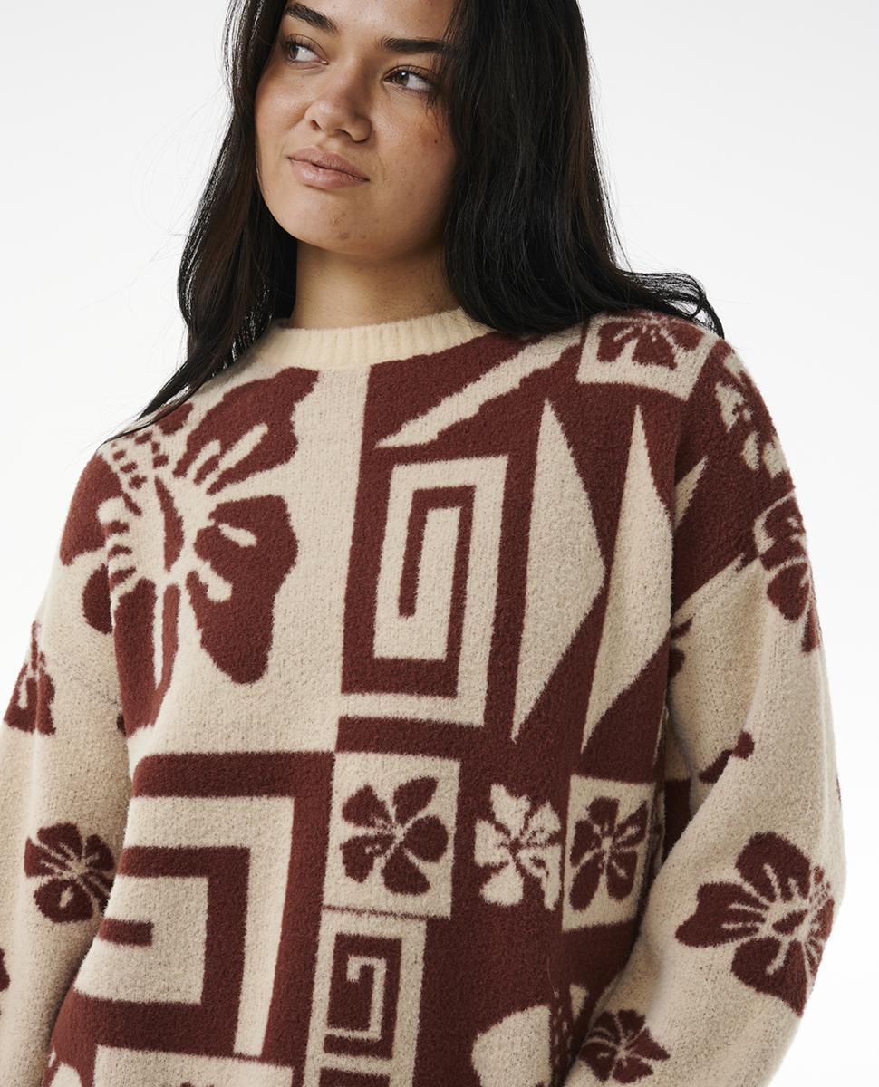 BLOCK PARTY JACQUARD CREW