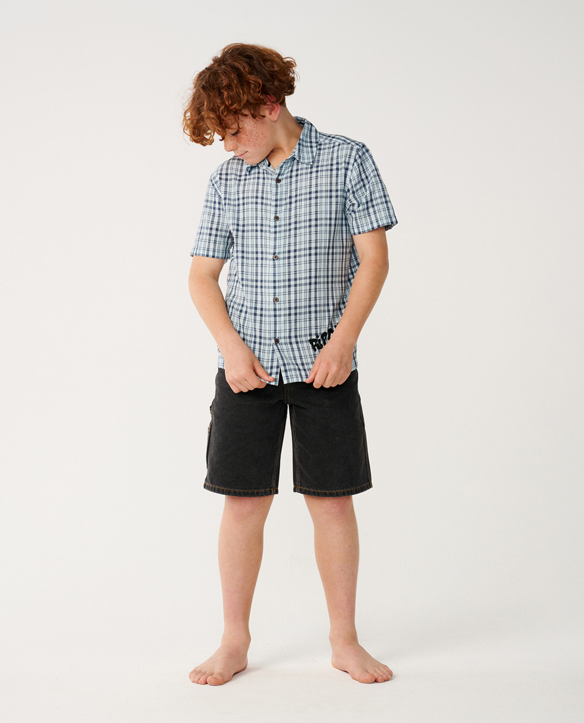 Surf Shack Plaid Shirt - Kids