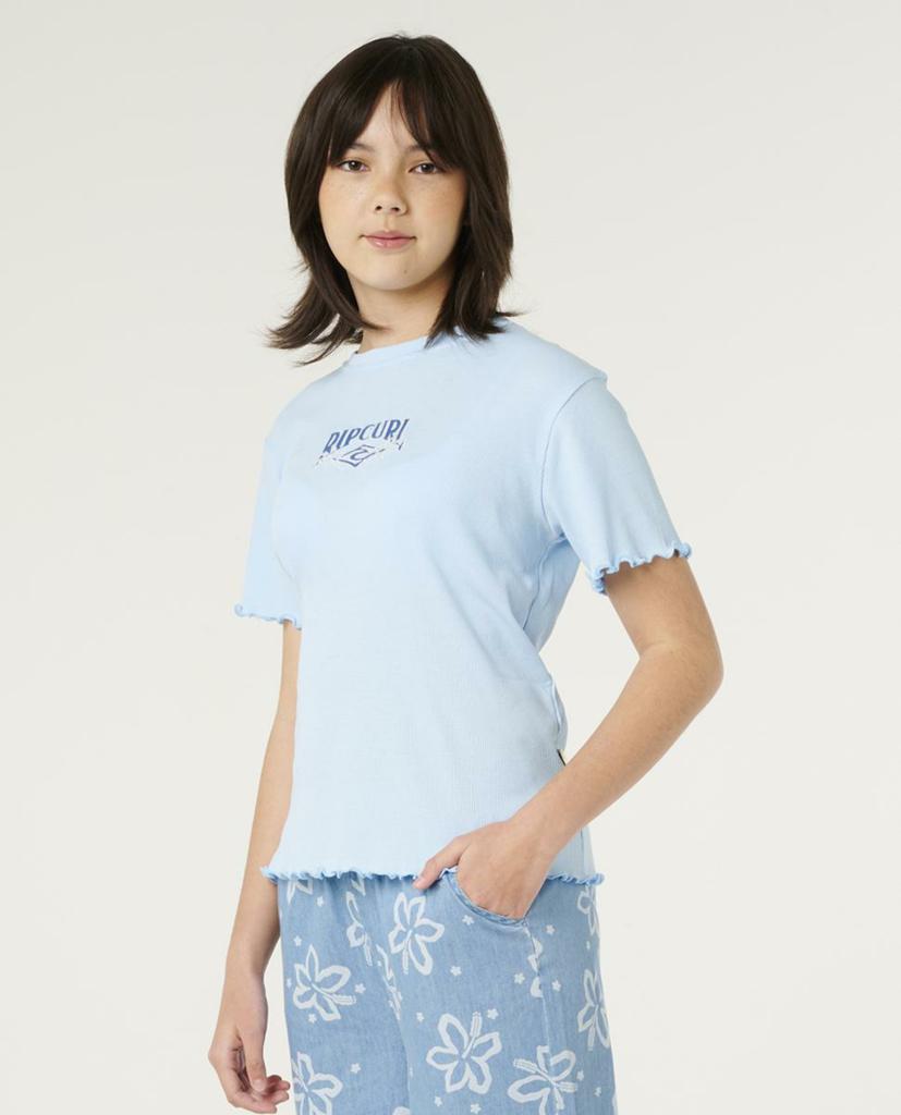 Tropical Dawn Rib Tee - G