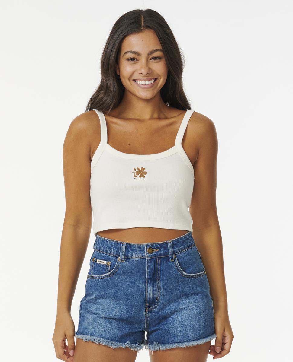 Flourish Ribbed Tank