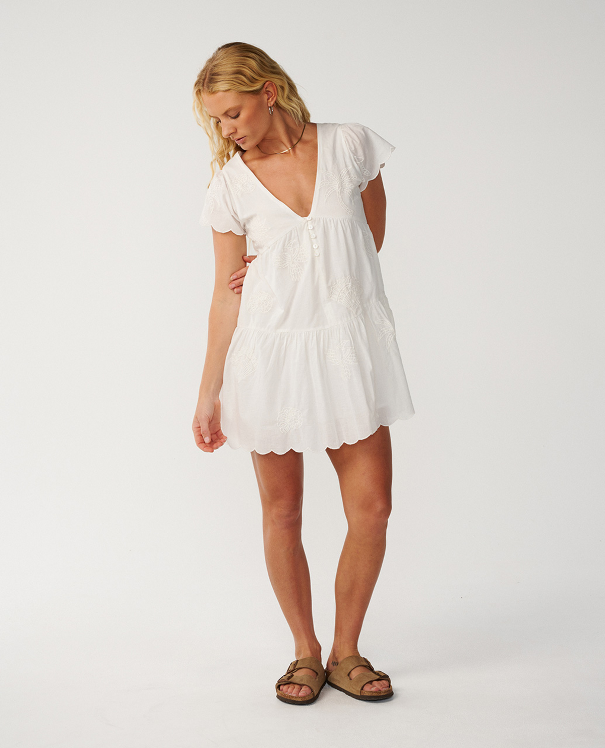 Bossa Nova Emb S/s Dress