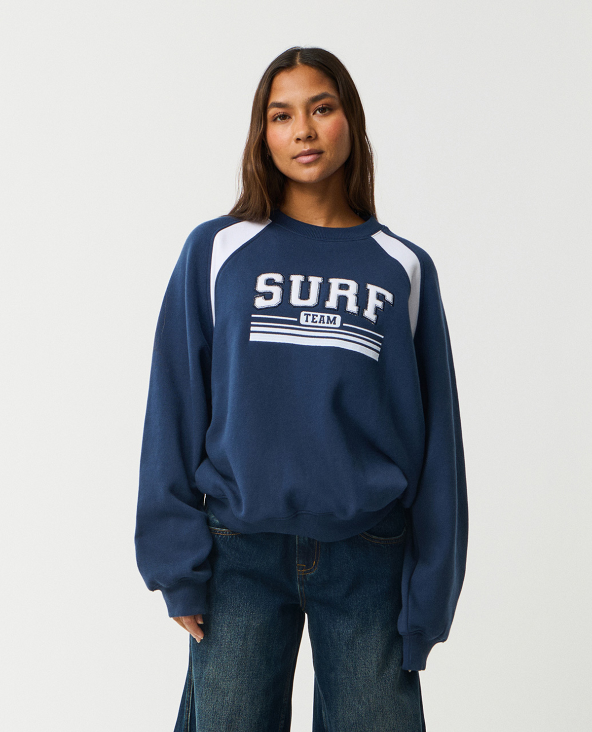 Retro Swell Oversized Cre
