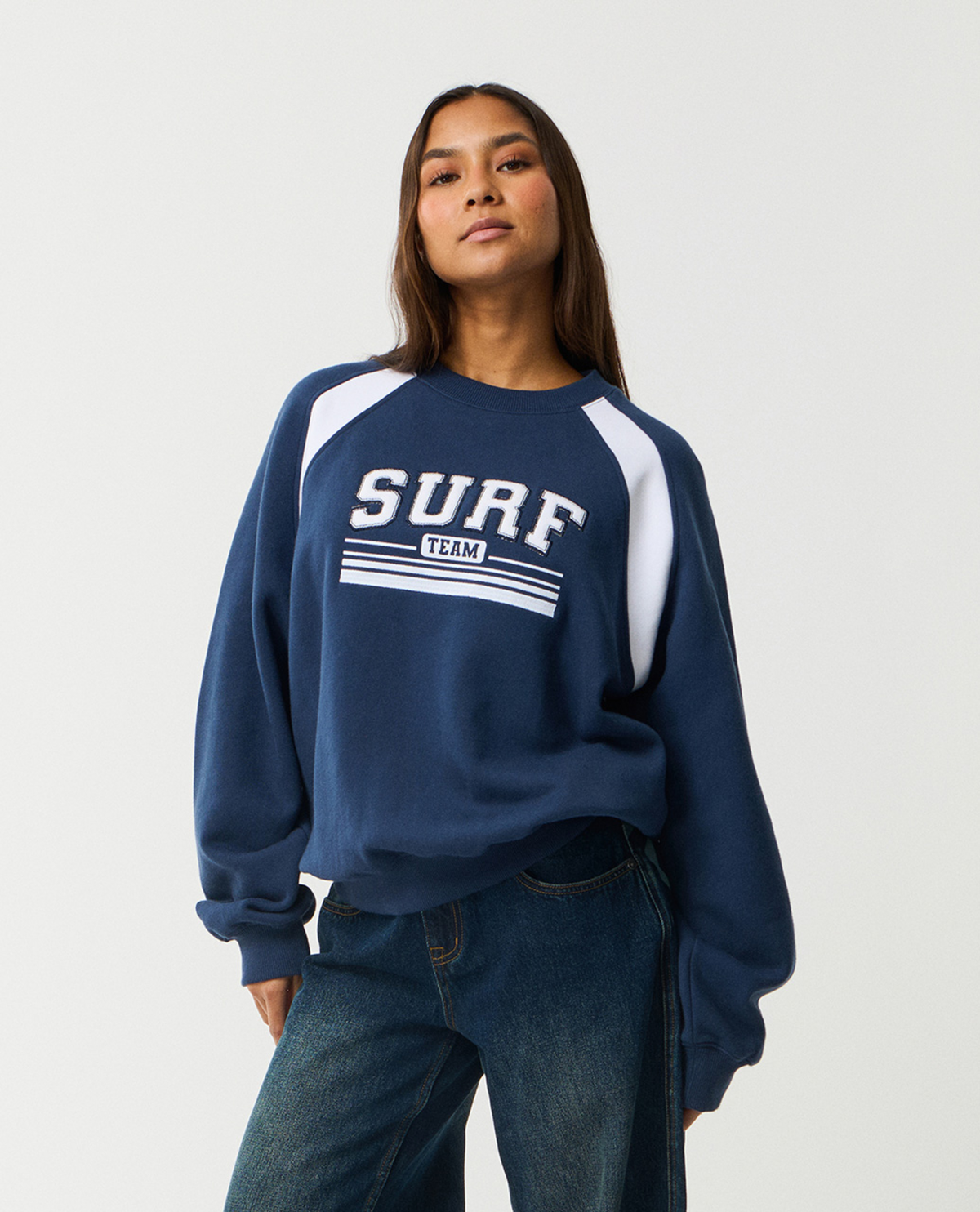 Retro Swell Oversized Cre