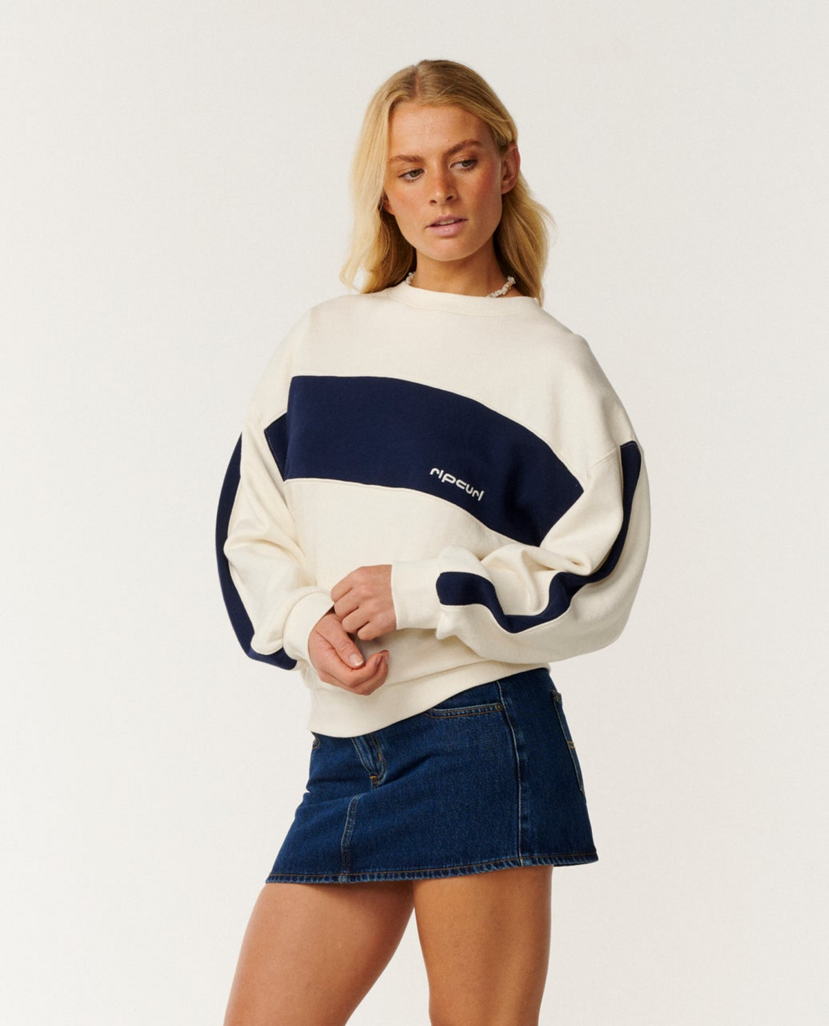 Crafted Drop Shoulder Cre