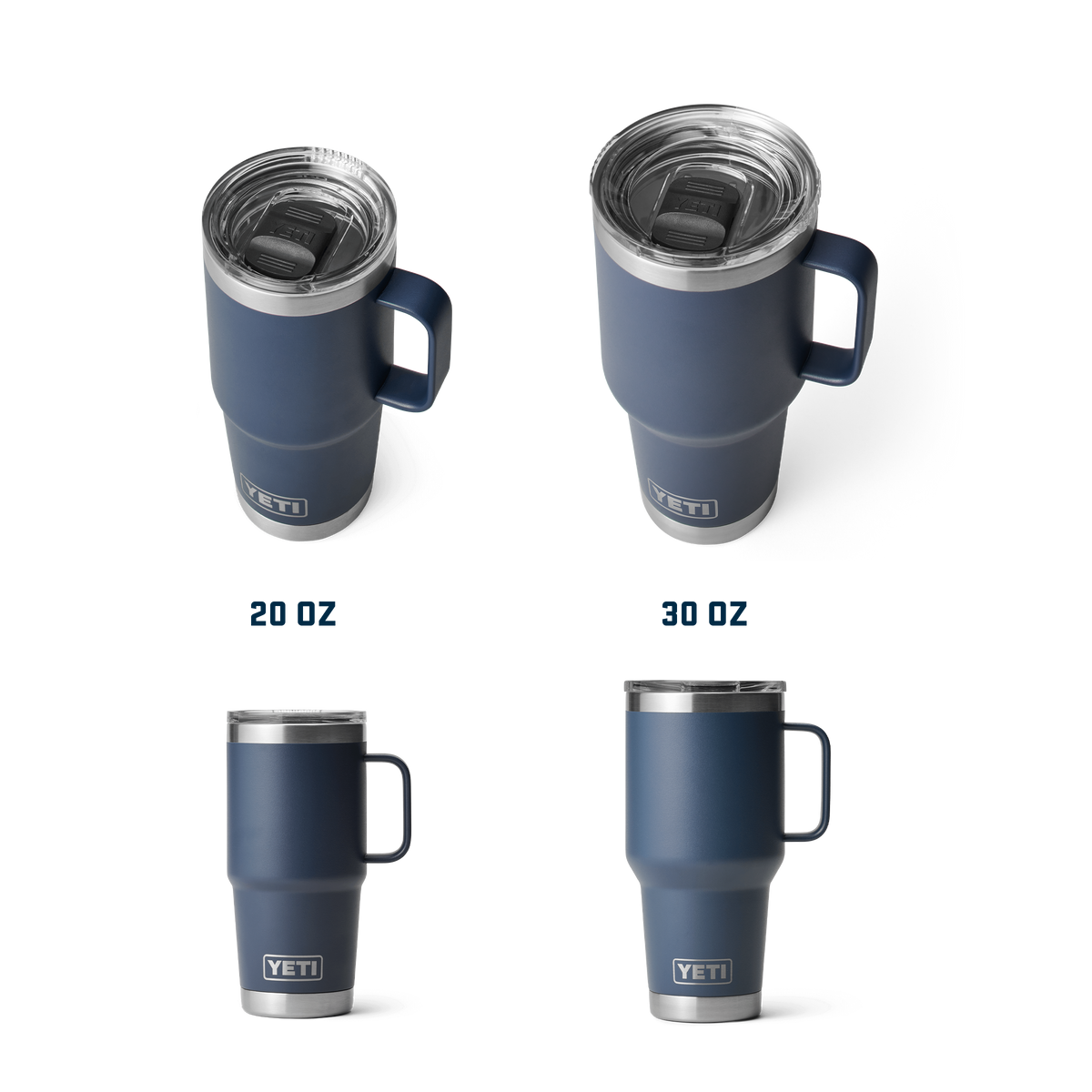 Rambler® 20 oz (591 ml) Travel Mug - White
