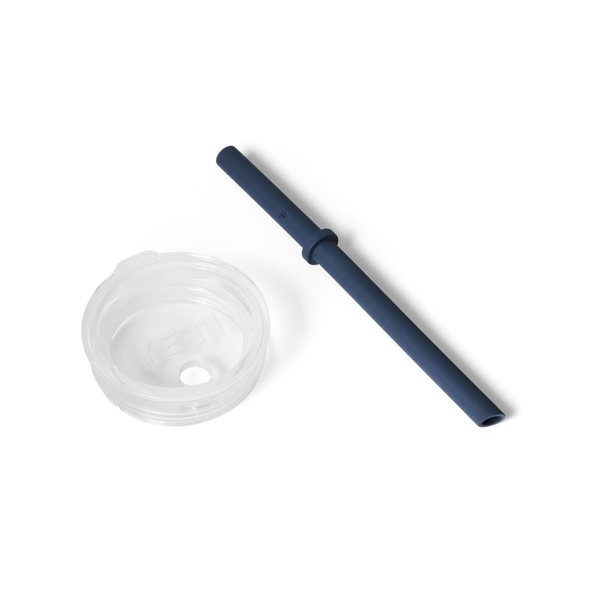 Small Silicone Straw Lid - Navy