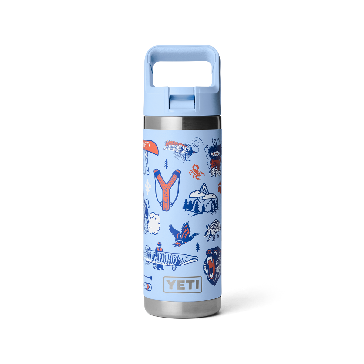 Rambler® 18 oz (532 ml) Straw Bottle - Big Sky Summer Camp