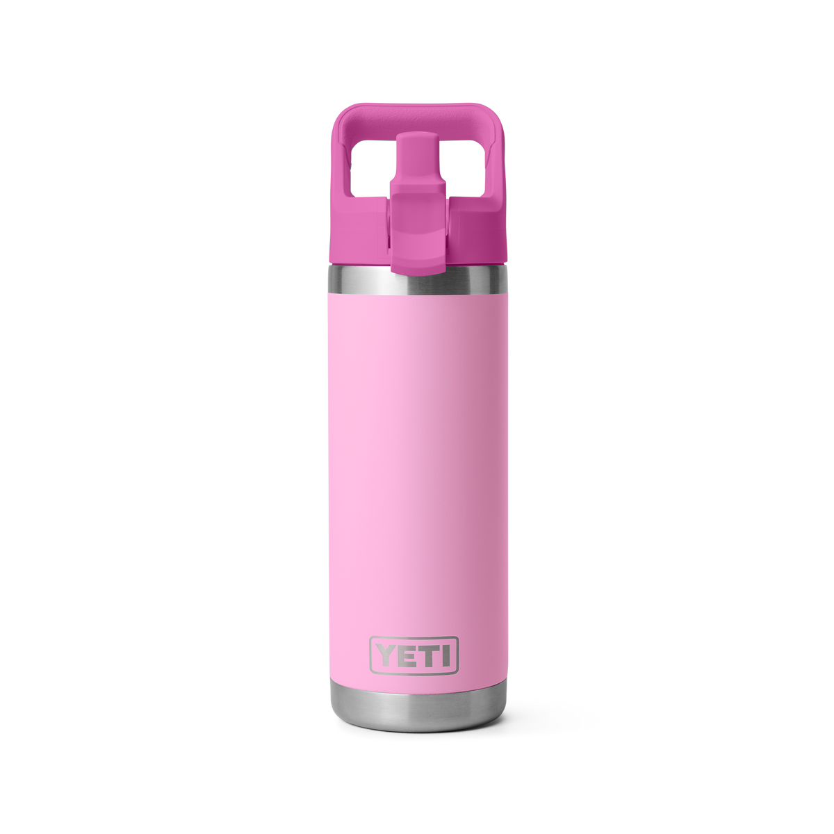 Rambler® 18 oz (532 ml) Straw Bottle - Power Pink/Wildflower
