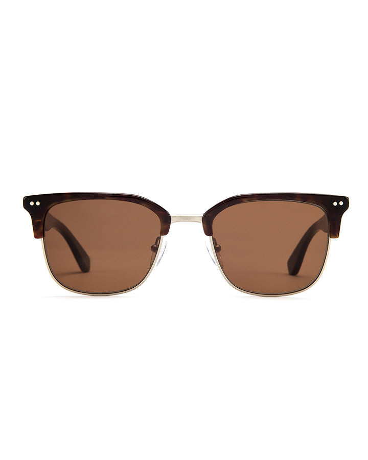 100 CLUB - Sasa Brown - Brushed Gunmetal / Brown