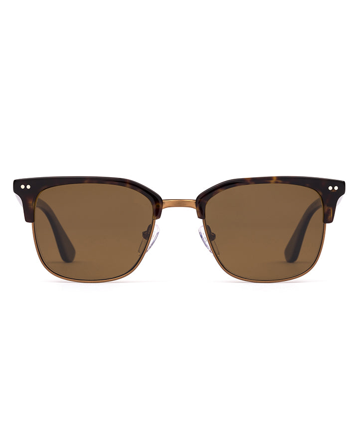100 CLUB - Eco Dark Tort / Brushed Copper / Brown Polar