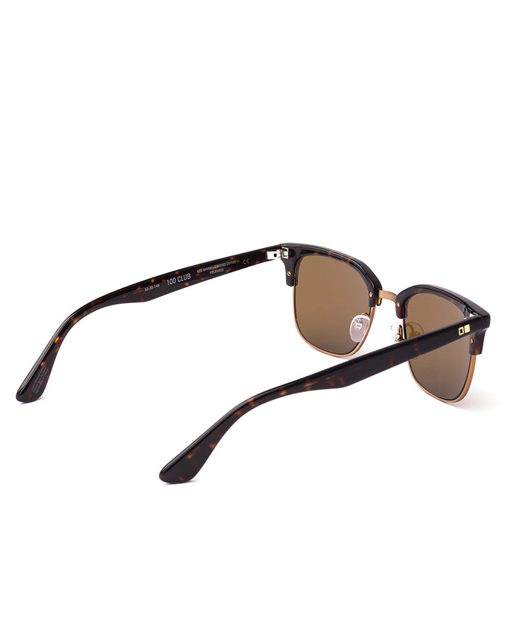 100 CLUB - Eco Dark Tort / Brushed Copper / Brown Polar