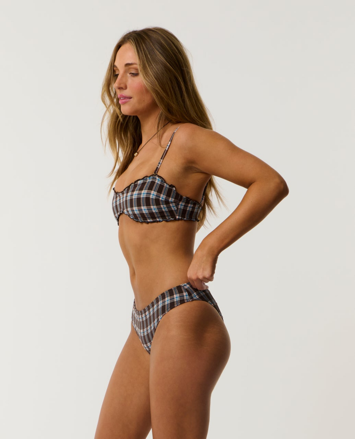 Paraiso Plaid Bandeau