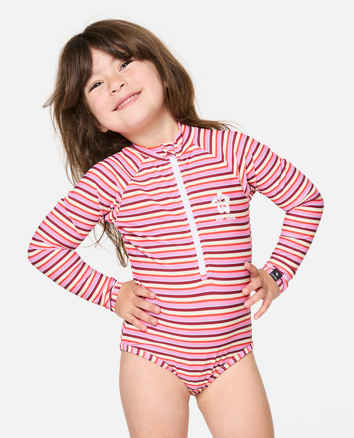 Sunset Stripe Ls Surfsuit