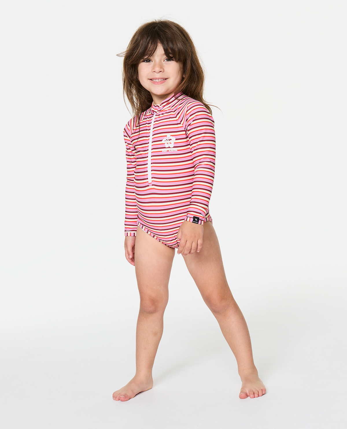 Sunset Stripe Ls Surfsuit