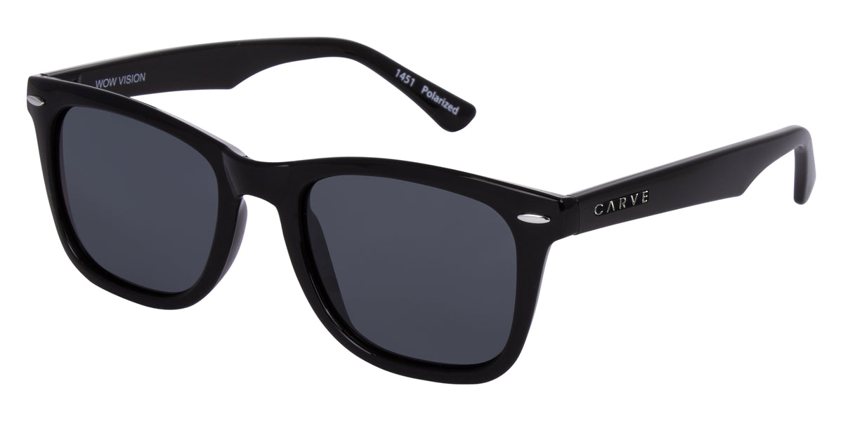 Wow Vision - Polarized Gloss Black Frame Sunglasses