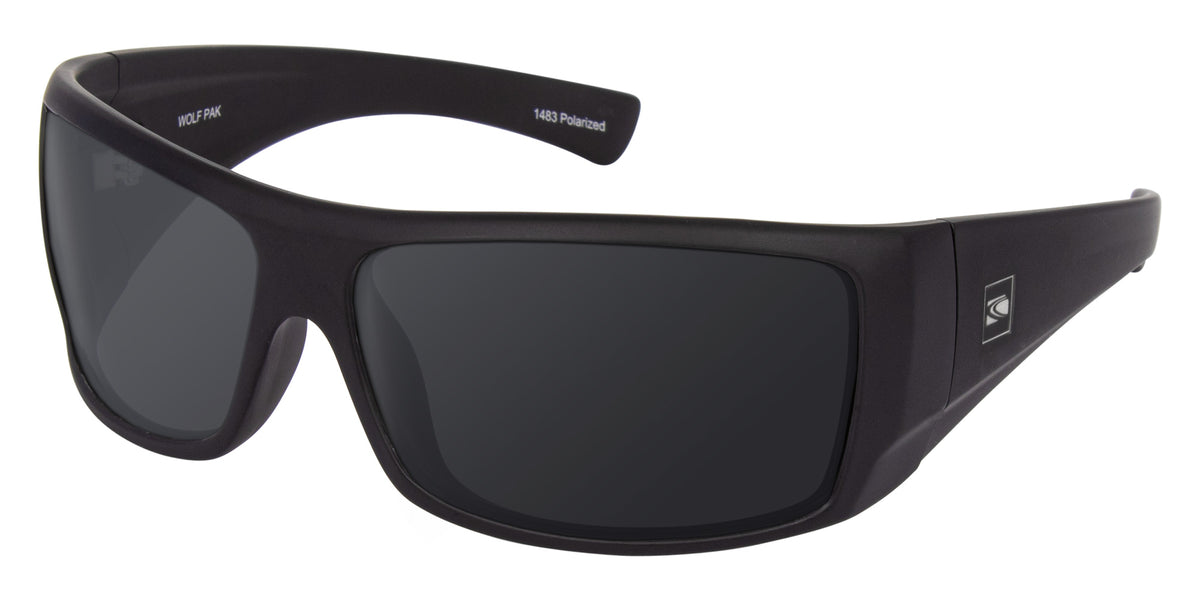Wolfpak - Polarized Matt Black Frame Sunglasses