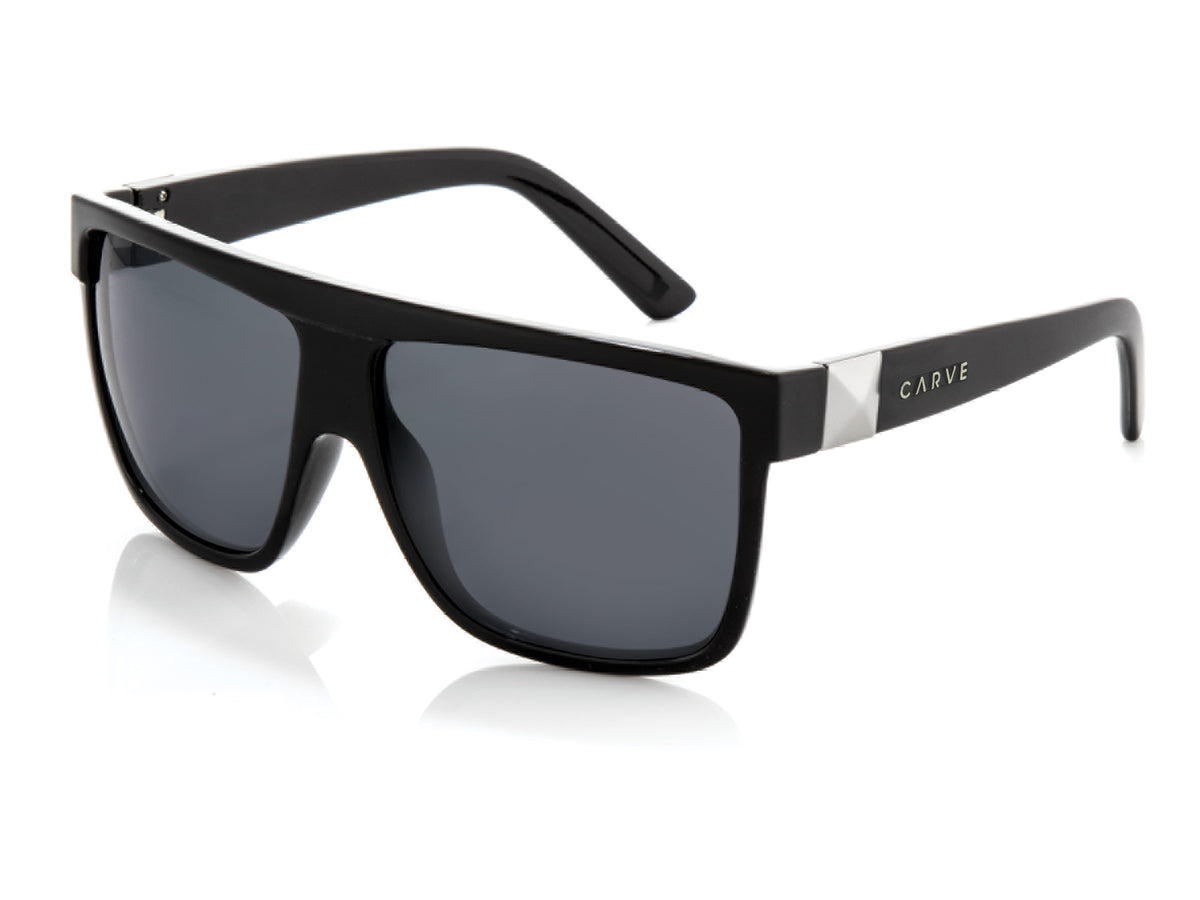 Rocker - Polarized Gloss Black Frame Sunglasses
