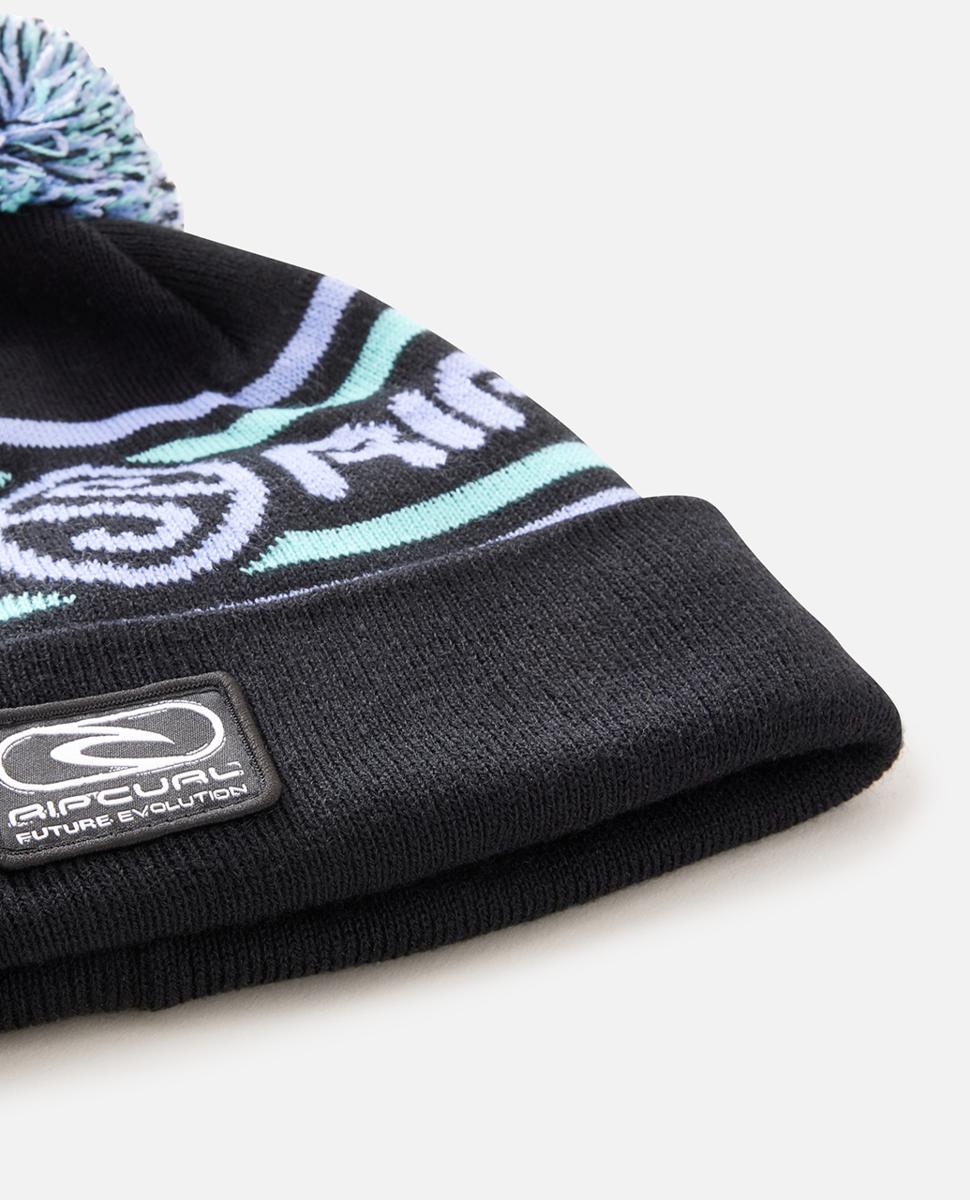 Pill Stripe Tall Beanie -