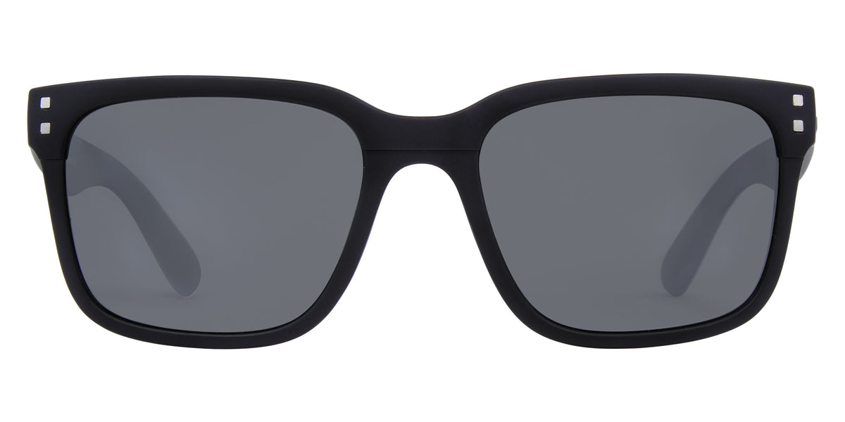 Rivals - Matt Black Frame, Grey Injected Polarized Lens with Silver Iridium
