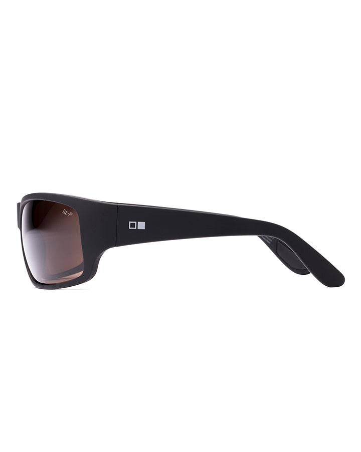 CONCRETE WAVE - Matte Black / L.I.T. Polar Brown