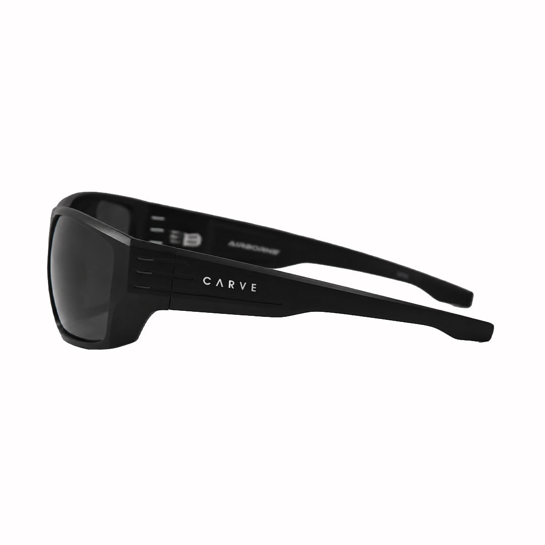 Airborne - Matte Black Frame with Grey Polarized Lens