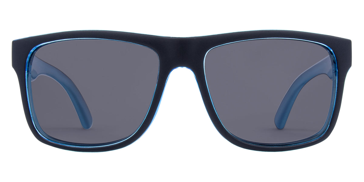 Crimson - Polarized Matte Black, Cyan Frame Sunglasses