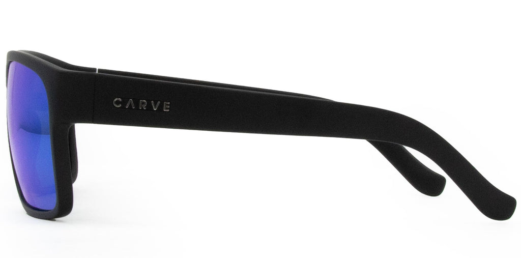Vendetta - Matte Black Frame Grey Polarized Lens Blue Iridium