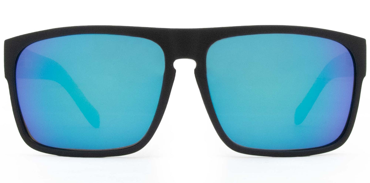 Vendetta - Matte Black Frame Grey Polarized Lens Blue Iridium