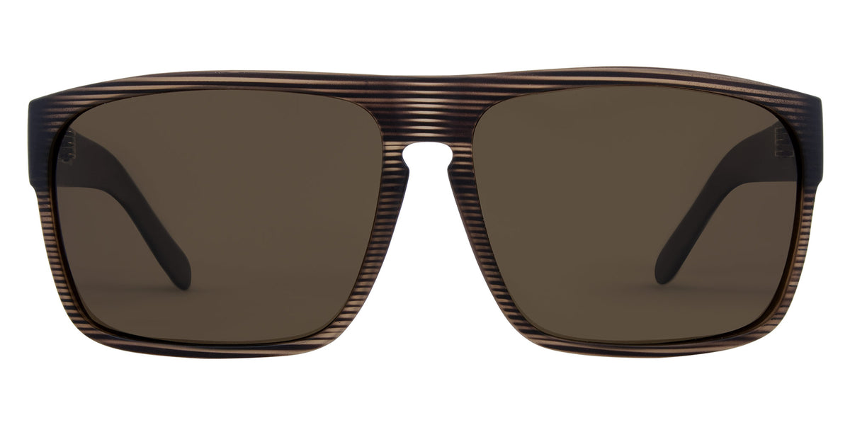 Vendetta - Matte Brown Translucent Streak Frame Brown Polarized Lens