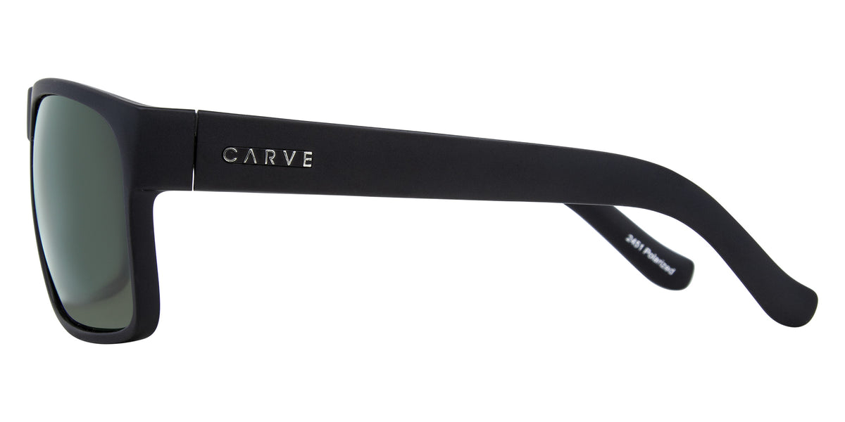Vendetta - Matte Black Frame Green Polarized Lens