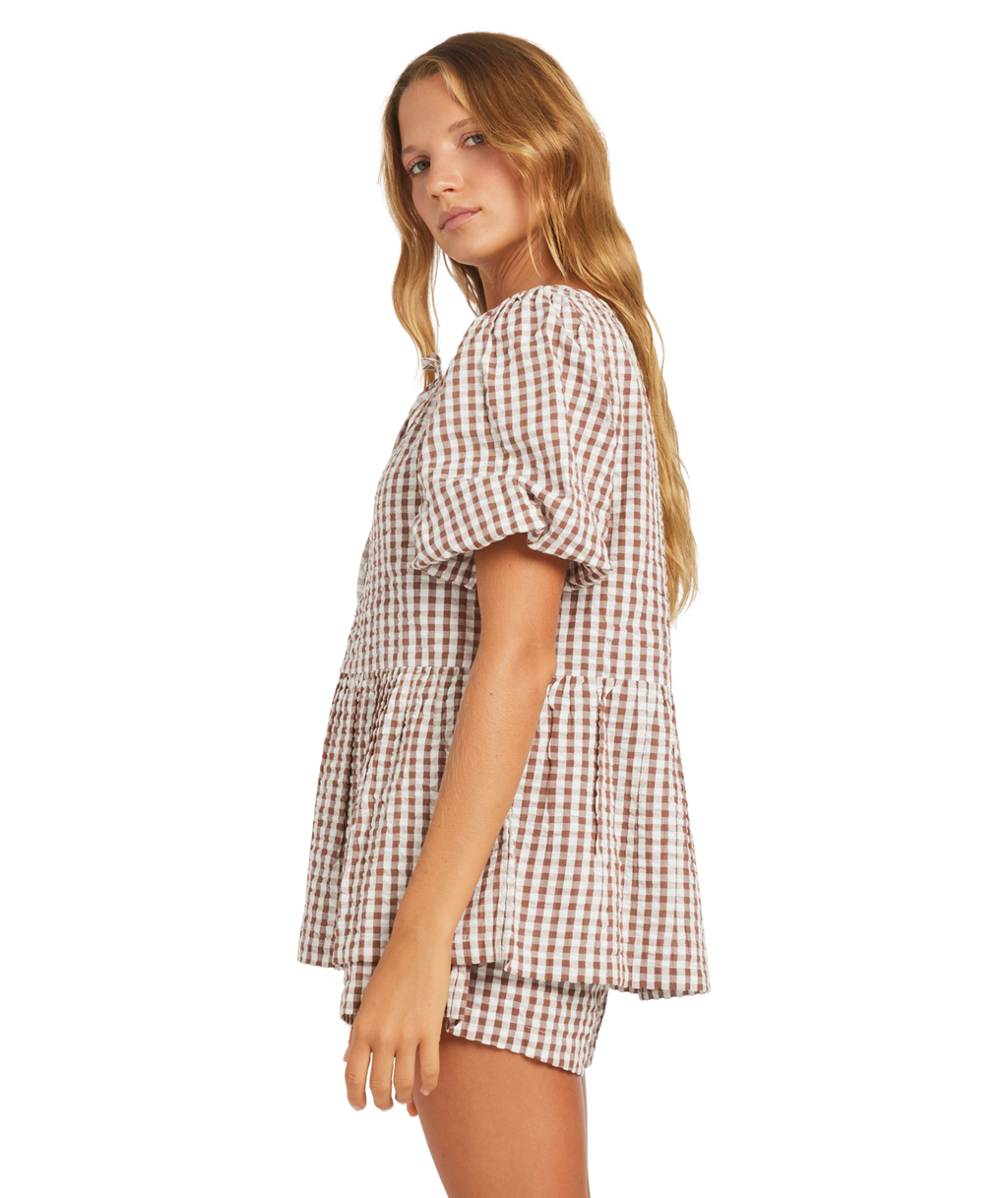 Delilah Check Top