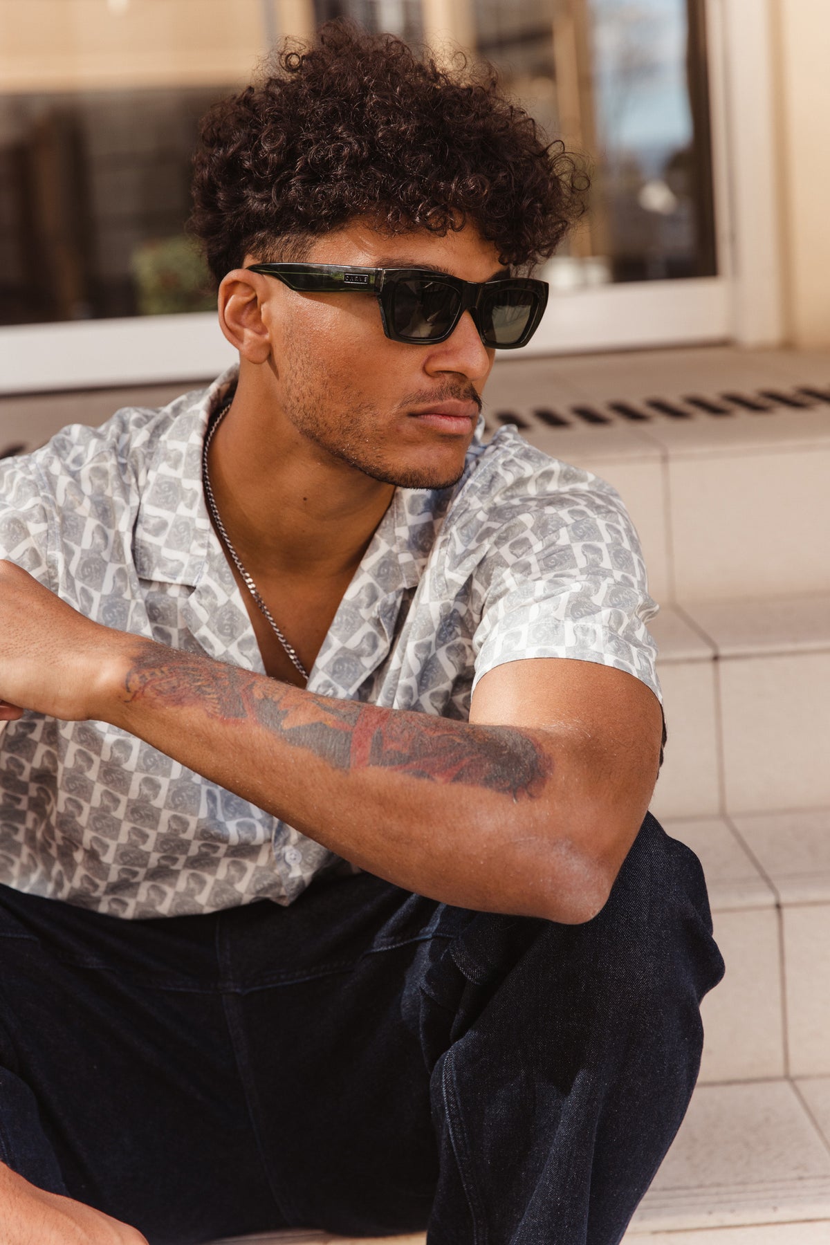 Solis - Gloss Fire Tort Frame with Grey Lens