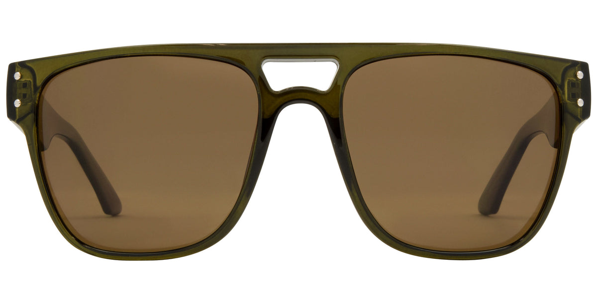 The Hub - Crystal Forest Brown Polarized Lens