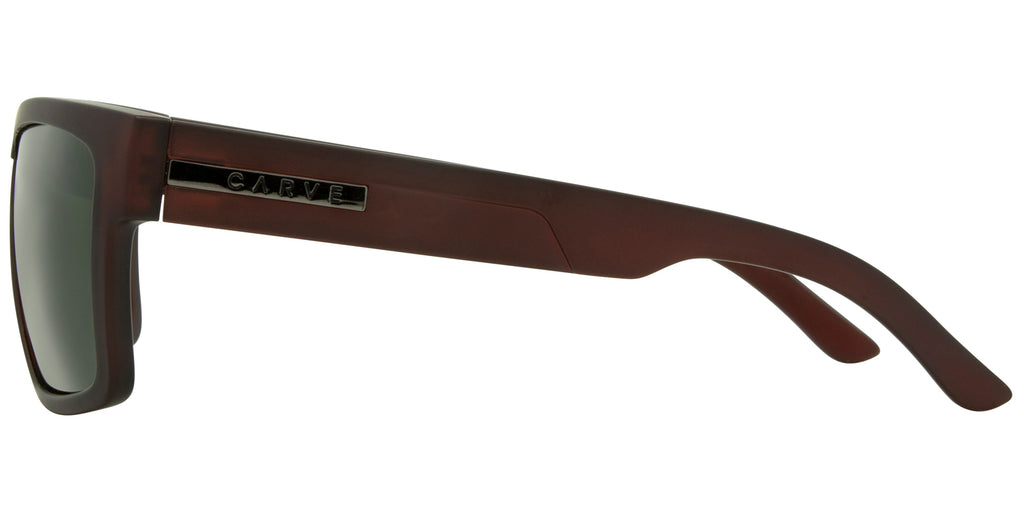 VOLLEY XL - Matt translucent Brick, Green polarized