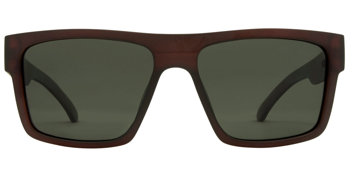 VOLLEY XL - Matt translucent Brick, Green polarized