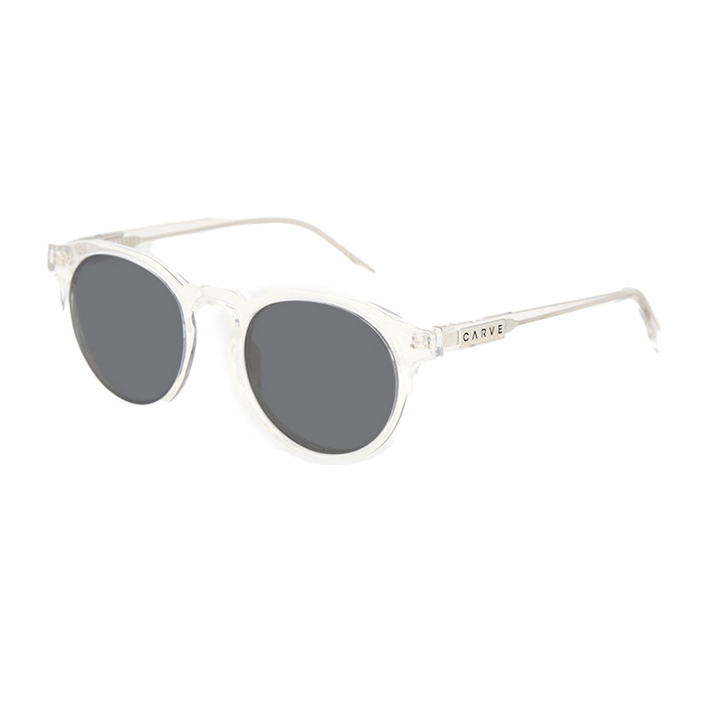 Hudson - Crystal Clear Frame Grey Lens