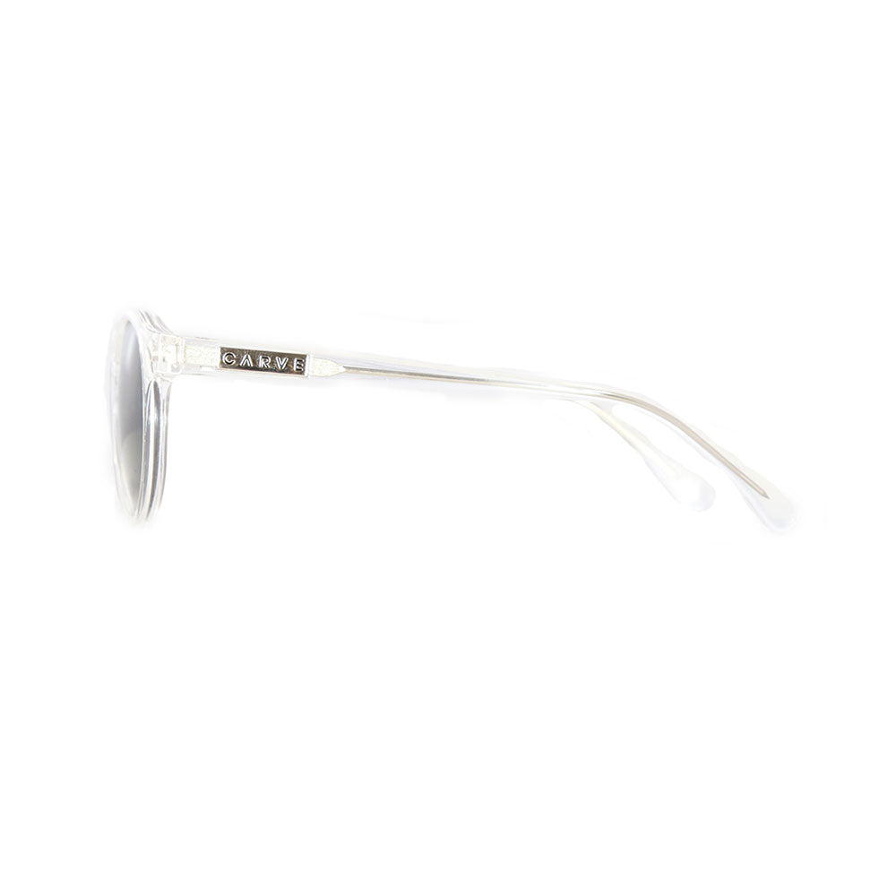 Hudson - Crystal Clear Frame Grey Lens
