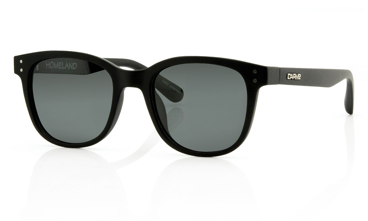 Homeland - Matt Black Frame with Grey Polarized Lens