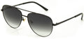 Solana - Gloss Black Metal Dark Grey/Clear Gradient POL Lens