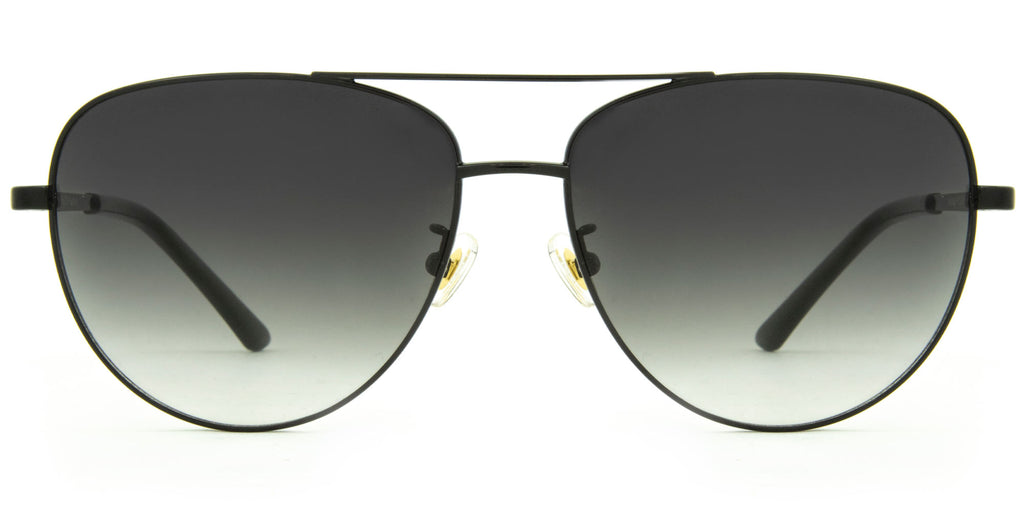 Solana - Gloss Black Metal Dark Grey/Clear Gradient POL Lens