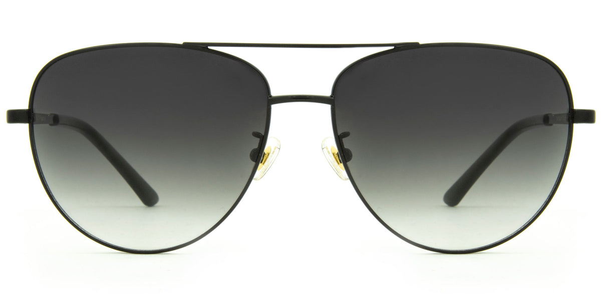 Solana - Gloss Black Metal Dark Grey/Clear Gradient POL Lens