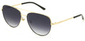 Solana - Gloss Gold/Black Metal Gradient Grey Lens