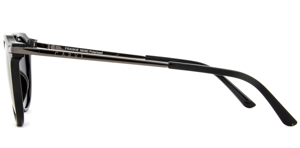 Frankie - Gloss Black Dark Grey POL Lens