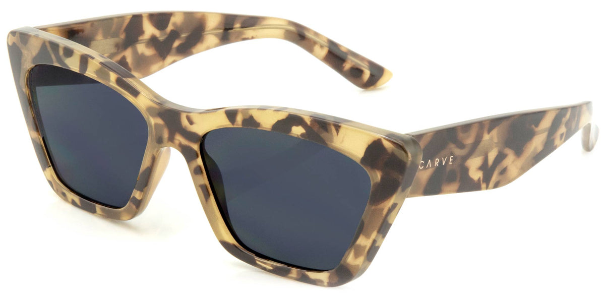 Tahoe - Gloss Milky Tort Frame with Dark Grey Lens